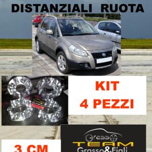 KIT 4 Distanziali Ruota For FIAT SEDICI 2005 -> 2014 5x114,3 spessore 30 mm Wheel Spacers  DF5