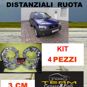 kit 4 Distanziali Ruota For Ford Maverick Ranger AW2 2003 -> 30 mm spessore Wheel Spacers DF3