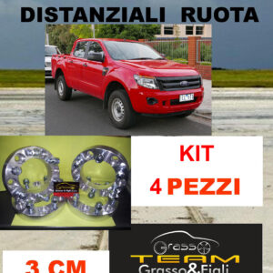kit 4 Distanziali Ruota For FORD RANGER 2011 -> 2015 30 mm 3 cm spessore Wheel Spacers DF3