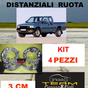 kit 4 Distanziali Ruota For ISUZU CAMPO 1983 > 1991 spessore 30 mm 3cm Wheel Spacers DF3