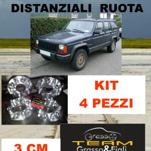 kit 4 Distanziali Ruota For Jeep Cherokee XJ 1984 -> 2001 30 mm 3 cm spessore Wheel Spacers DF8
