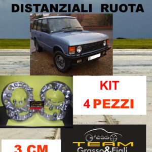 kit 4 Distanziali For Ruota Land Range Rover 1970 > 1996 5x165 spessore 3 cm Wheel Spacer DF10