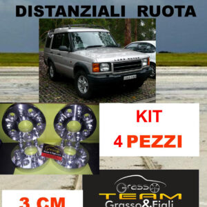 KIT 4 Distanziali Ruota For Land Rover Discovery 2 dal  98 al 02 spessore  30 mm Wheel Spacers  DF11