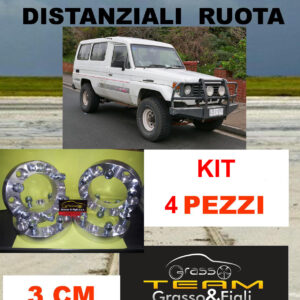 kit 4 Distanziali Ruota For Toyota Land Cruiser J70 1984 ->1996 30 mm spessore Wheel spacers DF3