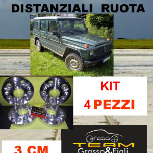 kit 4 Distanziali Ruota For Mercedes Classe G W460 1979 -> 1991 5x130 spessore 3 cm 30 mm DF18