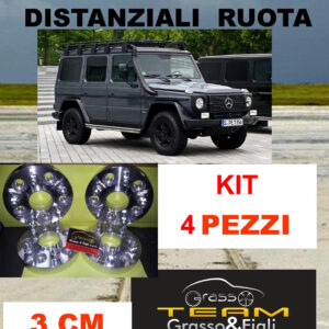 kit 4 Distanziali Ruota For Mercedes Classe G W461 1991 > oggi 5x130 spessore 3 cm 30 mm DF18