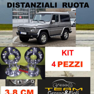 kit 4 Distanziali Ruota For Mercedes Classe G W463 dal 1990 -> 5x130 spessore 3,8 cm 38 mm DF18M
