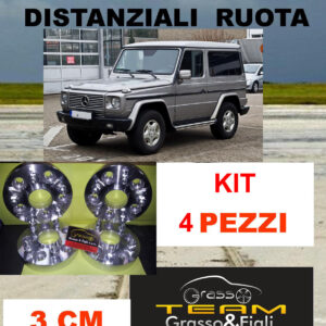 kit 4 Distanziali Ruota For Mercedes Classe G W463 dal 1990 ->  interasse 5x130 spessore 3 cm 30 mm DF18