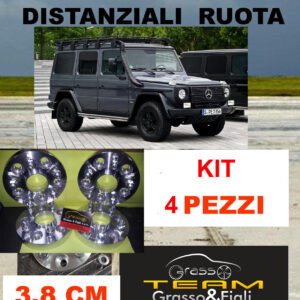 kit 4 Distanziali Ruota For Mercedes Classe G W461 1991 > oggi 5x130 spessore 3,8 cm 38 mm DF18M