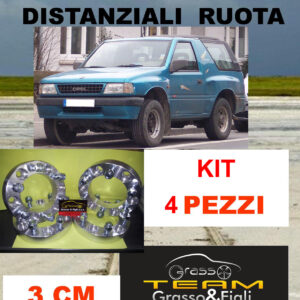 kit 4 Distanziali Ruota For Opel Frontera Sport R 1991 -> 2004 spessore  30 mm Wheel Spacers DF3