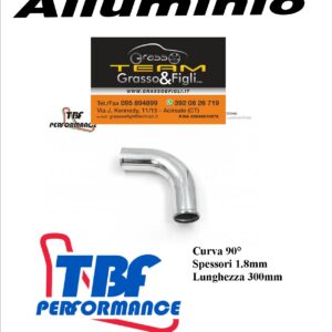 Curve 90° Tubazioni in Alluminio con ribava Alta Pressione TBF PERFORMANCE UNIVERSALI