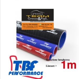 Tubo Lineare 1 metro  Tubazioni Siliconiche Alta Pressione TBF PERFORMANCE UNIVERSALI