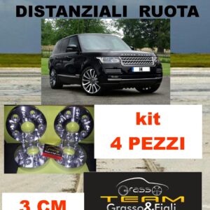 kit 4 Distanziali Ruota For Range Rover SPORT 2012 -> 30 mm spessore Wheel Spacers DF21