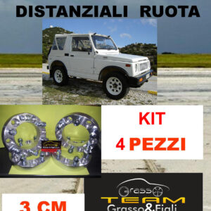 KIT 4 Distanziali Ruota For SUZUKI SANTANA SJ410 5x139,7 30 mm spessore Wheel Spacers DF4