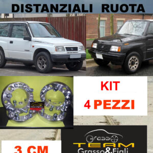 kit 4 Distanziali Ruota For Suzuki Vitara ET TA 1988 ->1999 30 mm spessore Wheel Spacers DF4