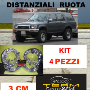 kit 4 Distanziali Ruota For Toyota 4Runner + Pickup N130 N120 1989 ->1995 30 mm Spessore DF3