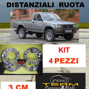 kit 4 Distanziali Ruota For Toyota Hilux 1988 >1997 30 mm 3 cm spessore Wheel Spacers DF3