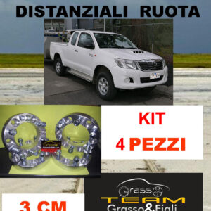 kit 4 Distanziali Ruota For Toyota Hilux Kun 26T DAL 2009 -> 30 mm spessore Wheel Spacers DF3