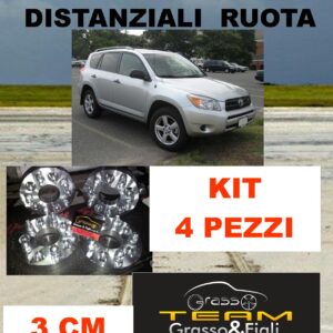 KIT 4 Distanziali Ruota for Toyota Rav 4 2006 -> 2013 5x114,3 30 mm spessore Wheel Spacers DF5