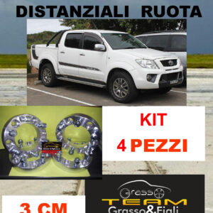 kit 4 Distanziali Ruota For Toyota Hilux 2004 -> 2015 30 mm 3 cm spessore Wheel Spacers DF3