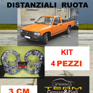 kit 4 Distanziali Ruota For Volkswagen Vw Taro 4X4 7AX1 1989 -> 1997 30 mm spessori DF3