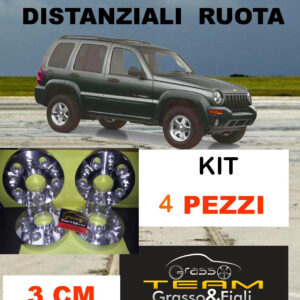 kit 4 Distanziali Ruota For Jeep Cherokee KJ 2001 -> 2008 30 mm spessore Wheel Spacers DF8