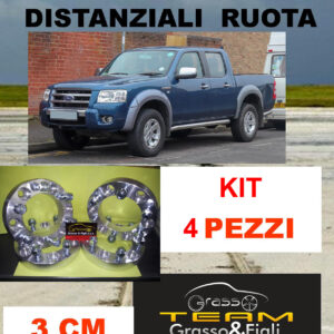 kit 4 Distanziali Ruota For FORD RANGER 2006 -> 2009 30 mm 3 cm spessore Wheel Spacers DF3
