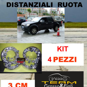KIT 4 Distanziali Ruota FOR GREAT WALL MOTOR STEED 4WD spessore  30 mm Wheel Spacers DF1