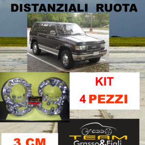 kit 4 Distanziali Ruota For ISUZU TROOPER UB 1991 > 2002 30 mm spessore Wheel Spacers DF3
