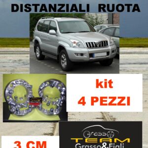 kit 4 Distanziali Ruota For Toyota Land Cruiser 120 125 J12 2002 -> 2009 30 mm spessore DF3
