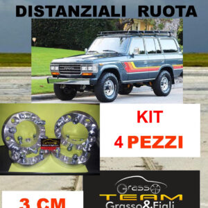 kit 4 Distanziali Ruota For Toyota Land Cruiser J60 1981 -> 1989 30 mm spessore DF3
