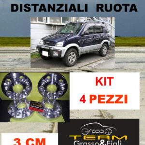 kit 4 Distanziali Ruota For Daihatsu Terios 1997 -> 2006 J1 J111 3 cm spessore Wheel Spacers DF19