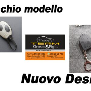 Nuovo Guscio Antifurto per Radiocomando Auto GT Alarm modello 2 Tasti con emergenza