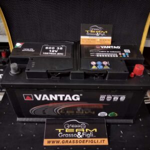 Batteria Auto 105 ah 760A - Misure 350x175x190 - Vantag Long Life Technology