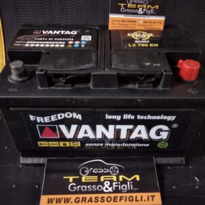 Batteria Auto 80 ah 760A AGM EFB Start & Stop - Misure 276x175x190 - Vantag Long Life Technology