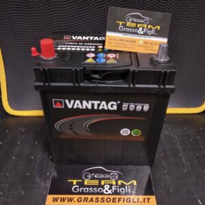 Batteria Auto 40 ah 300A Poli Piccoli Positivo a Sinistra - Misure 185x125x200 - Vantag Long Life Technology