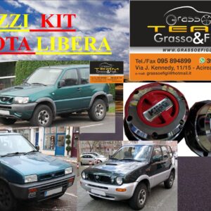 Kit Mozzi Ruota Libera For Nissan Terrano 2 II 2a serie King off Pezzi 2 B019
