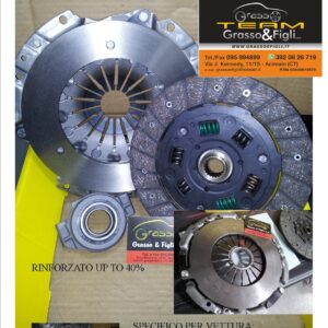 Kit Frizione Sportiva Rinforzata FIAT Panda 1.3 M.jet Mjet incluso 4x4 disco organico + spingidisco K137R / K248R