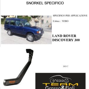 Kit Snorkel Aspirazione Aria Specifico For LAND ROVER DISCOVERY 300 S85/C