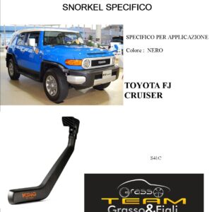 Kit Snorkel Aspirazione Aria Specifico For TOYOTA FJ CRUISER - S41/C