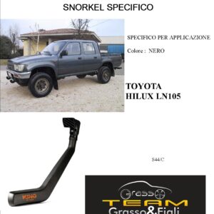 Kit Snorkel Aspirazione Aria Specifico For TOYOTA HILUX LN105 S44/C
