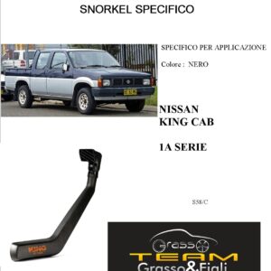 Kit Snorkel Aspirazione Aria Specifico For NISSAN KING CAB 1a SERIE S58/C