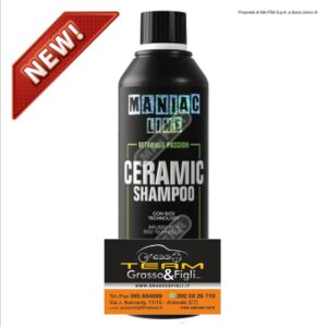 New Maniac Line By Ma*Fra - Ceramic Shampoo con Si02 Technology con polimeri ceramici - Lava - Sigilla - Protegge fino a 90 Giorni  Mafra MF67