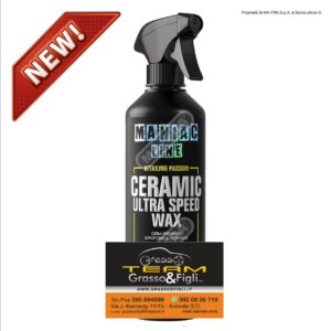 New Maniac Line By Ma*Fra - Ceramic Ultra Speed Wax  - Cera Premium Idrofobica con Si02 - Mafra MF81