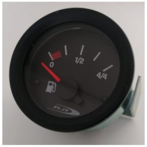 Strumento Road Italia Serie Nera Stradale /  Racing Manometro indicatore benzina compatibile sistema Veglia Borletti INF12B180 - Analogico Diam.52