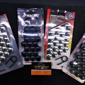 Kit 20 Copri bulloni ( Dadi ) Cover per Auto Colore Cromato - Per Chiave Serraggio 19