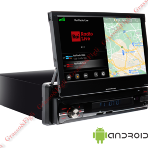 Autoradio 1 din Monitor Motorizzato da 7 pollici con Sistema Operativo Android 10 Auto e Navigazione Online - M-AN6560