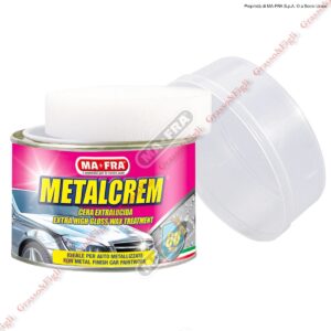 Ma*Fra - Metal Crem-Cera lucida - + Pad per applicazione - formato da 250ml - Mafra