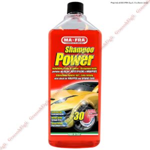 Ma*Fra - Shampoo Power  - Shampoo Auto Sgrassante Concentrato con un Elevato Livello di Schiumosità  - Mafra