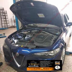 Antifurto Blocca Centralina Auto - DEFENDER CAR SECURITY - Steel Covers - Alfa Romeo Giulia Per Motori Diesel